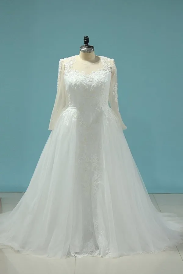 2024 Scoop Wedding Dresses Mermaid Long PNNX4GZ9