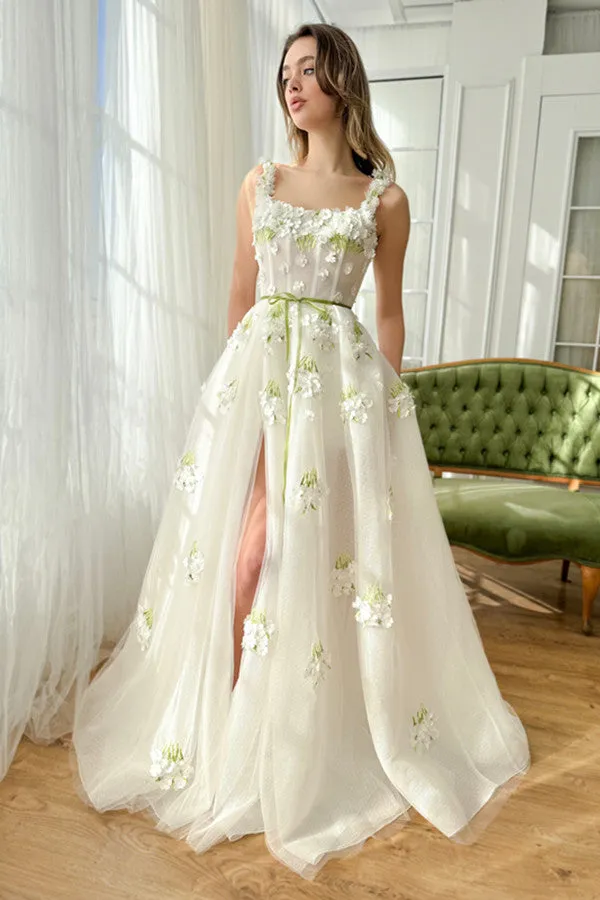 A-line Elegant Girl Graduation Party Dresses, Newest Long Prom Dresses, Elegant Wedding Guest Dresses