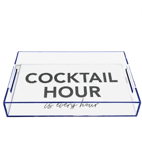 Acrylic Cocktail Hour Tray