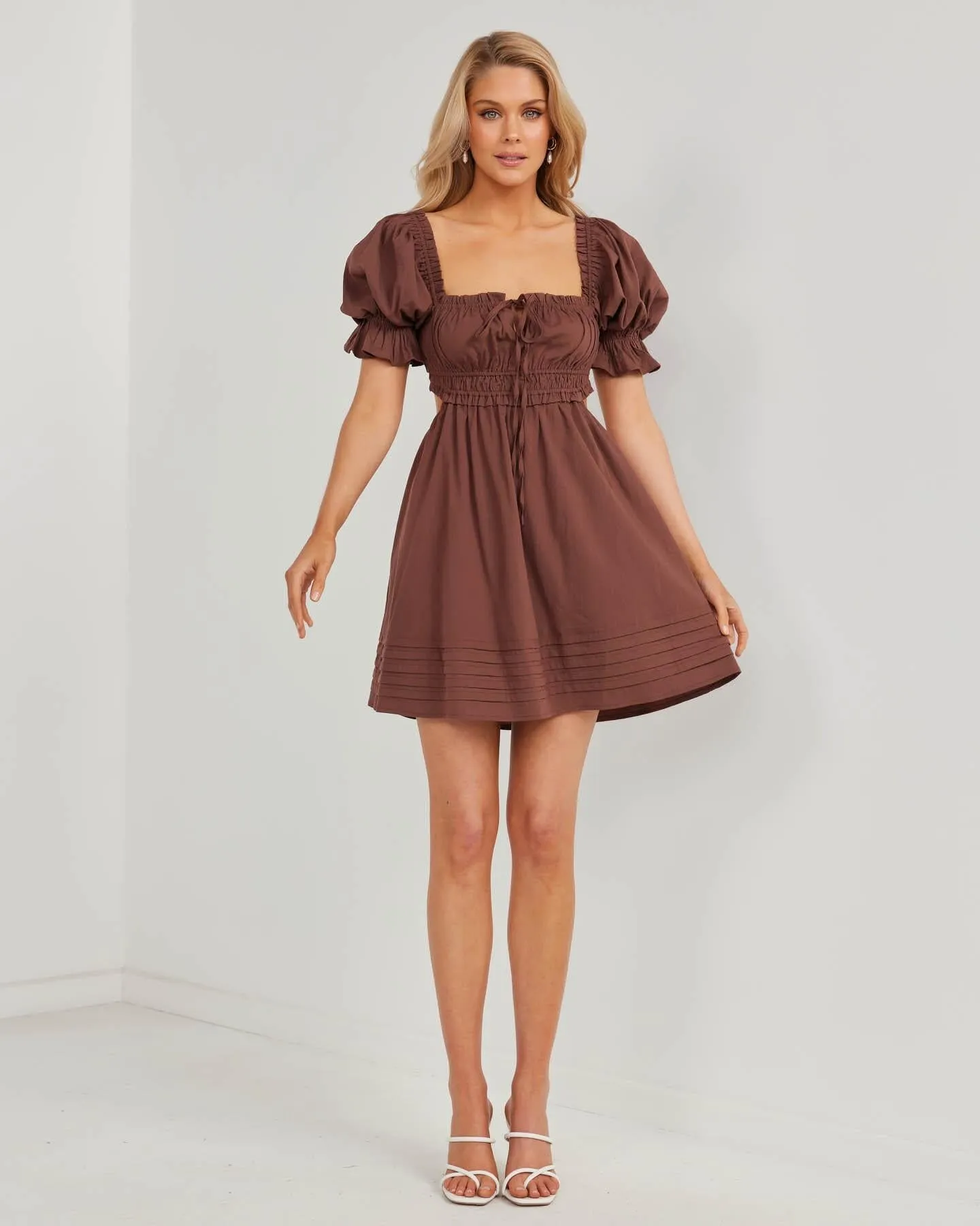 Alexia Dress-Brown