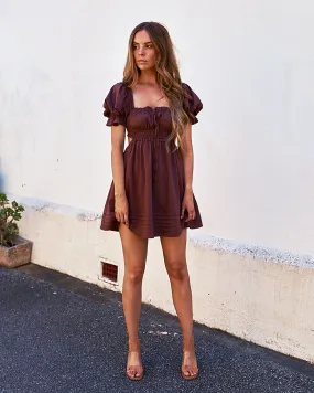 Alexia Dress-Brown