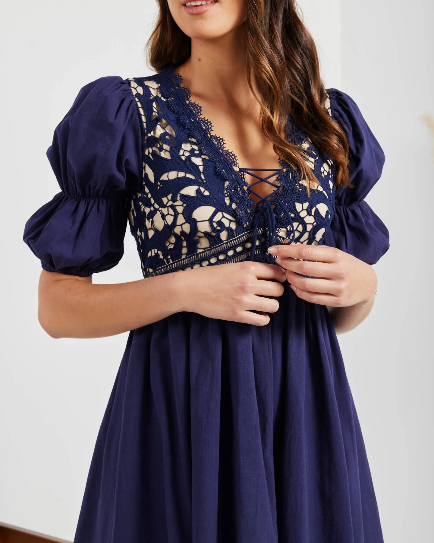 Almalis Dress-Navy