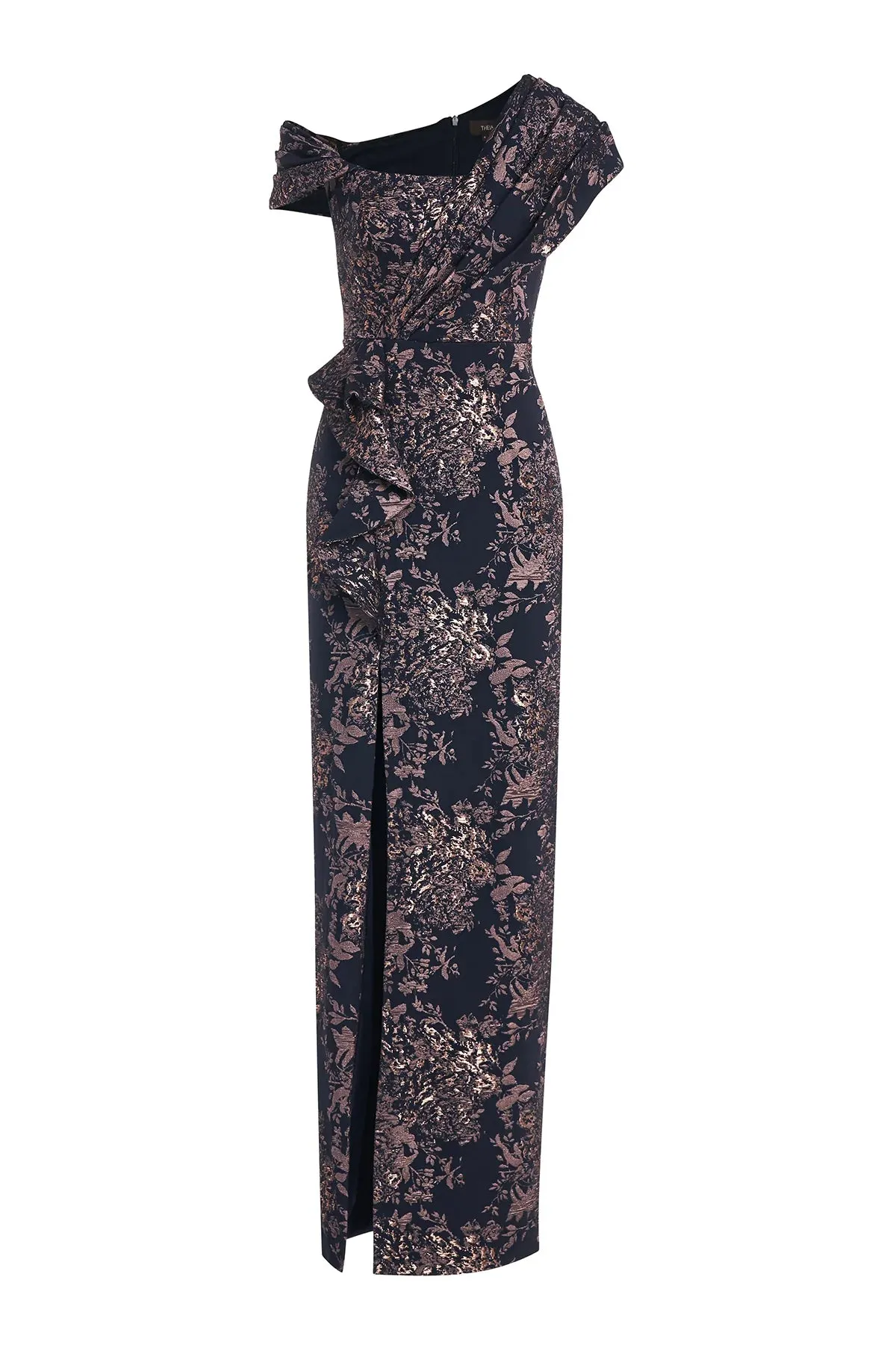 Amaris Jacquard Column Gown