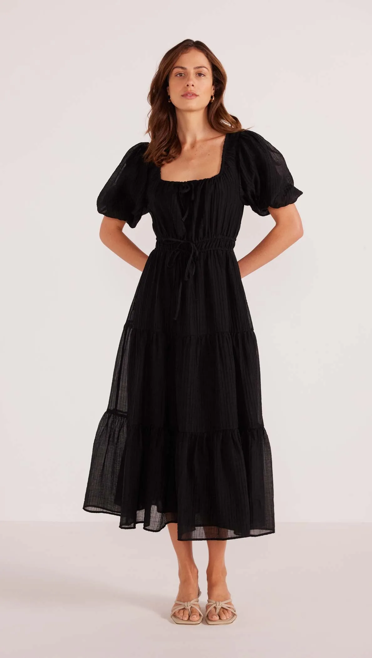 Amy Tiered Midi Dress