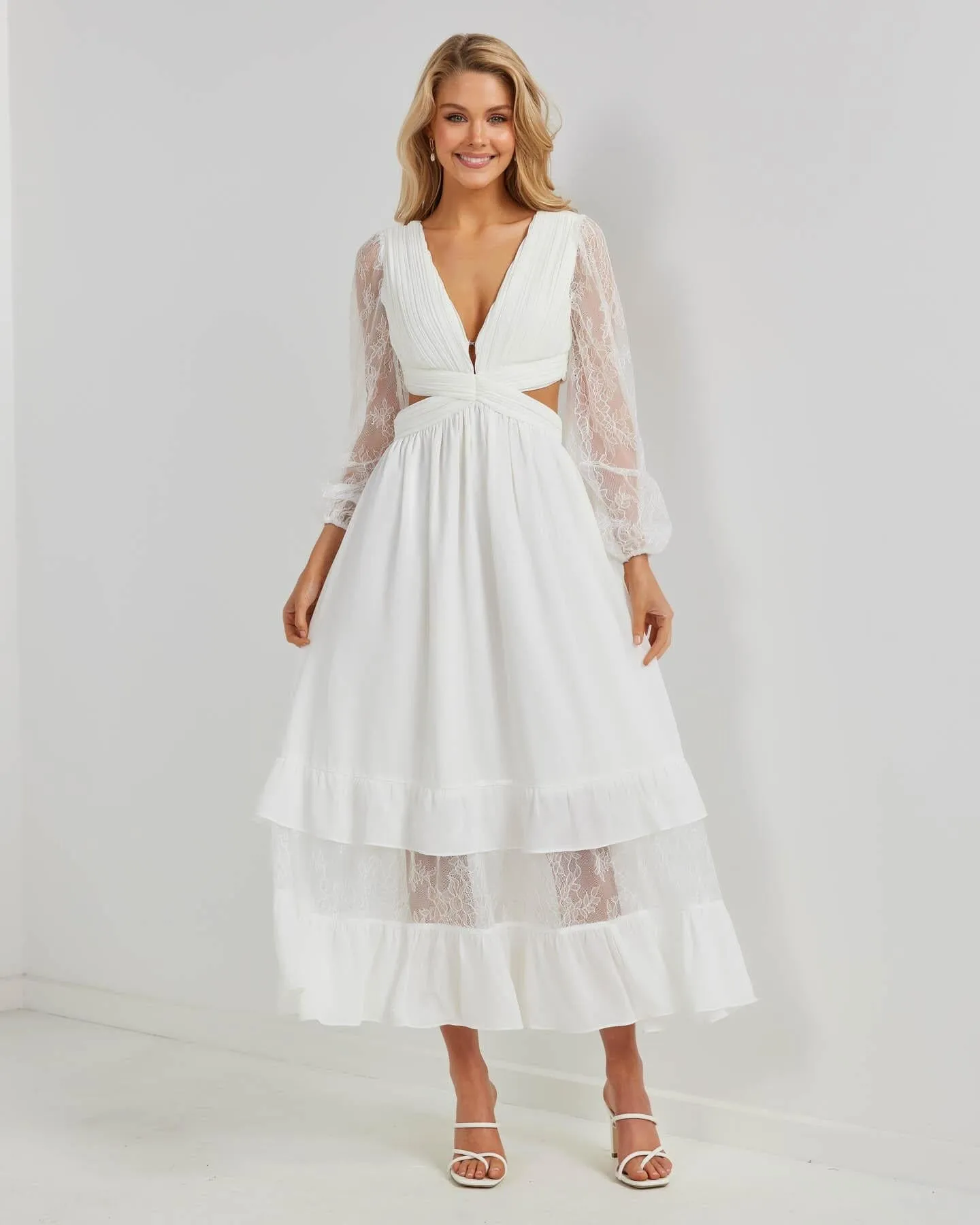 Annie Dress-White