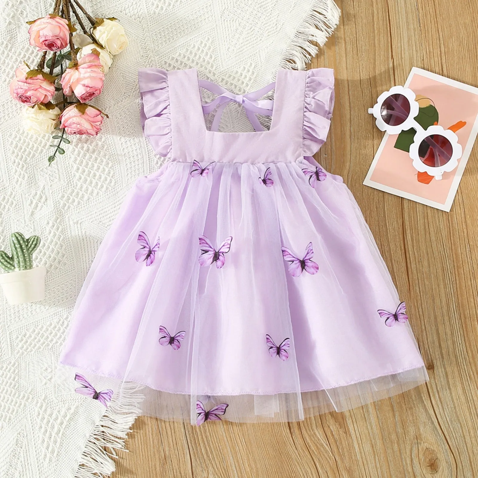 BUTTERFLY Tulle Summer Dress