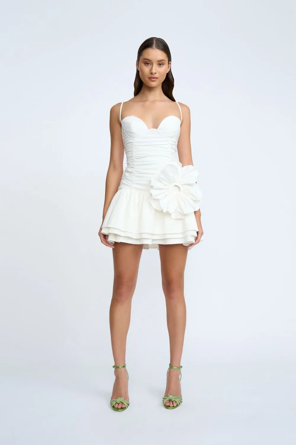 By Johnny Samantha Ruffle Mini Dress