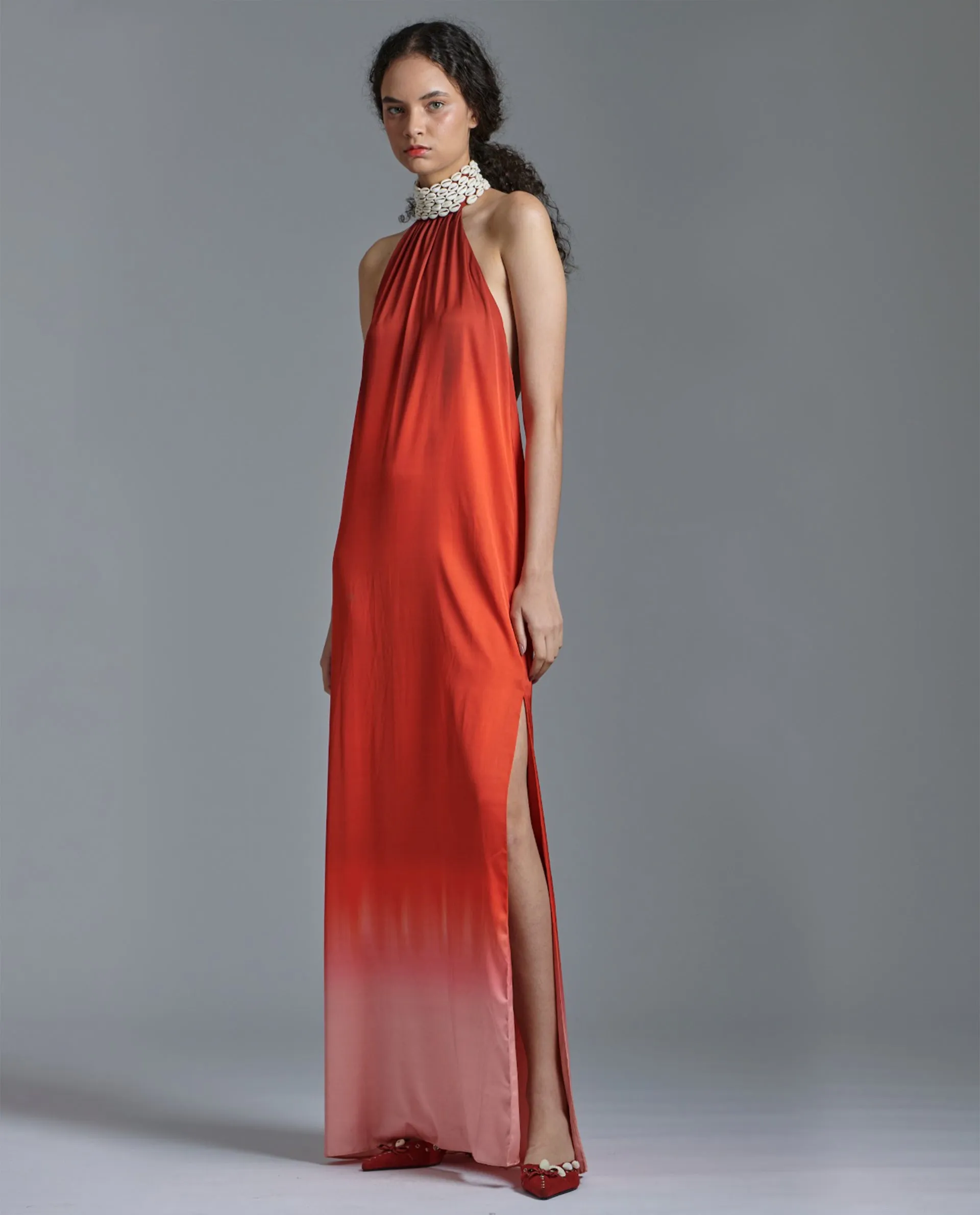 Concha Sunset Red Dress