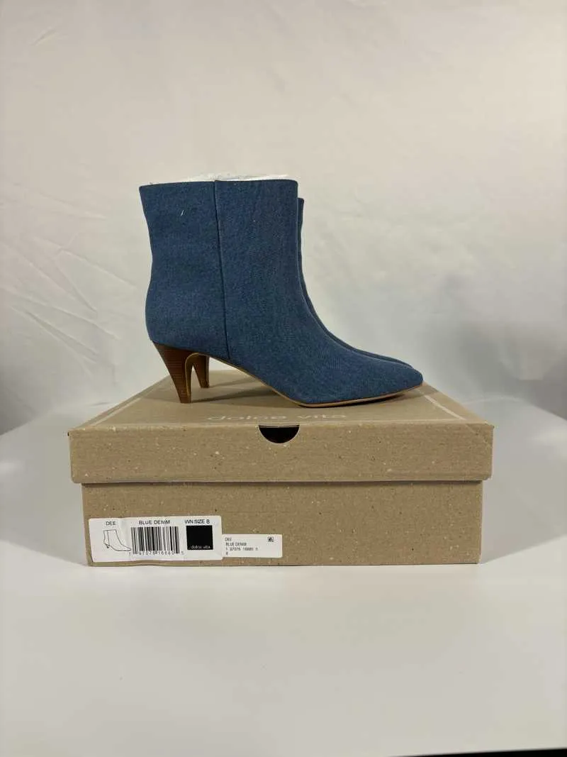 DEE BOOTIES BLUE DENIM - re:vita