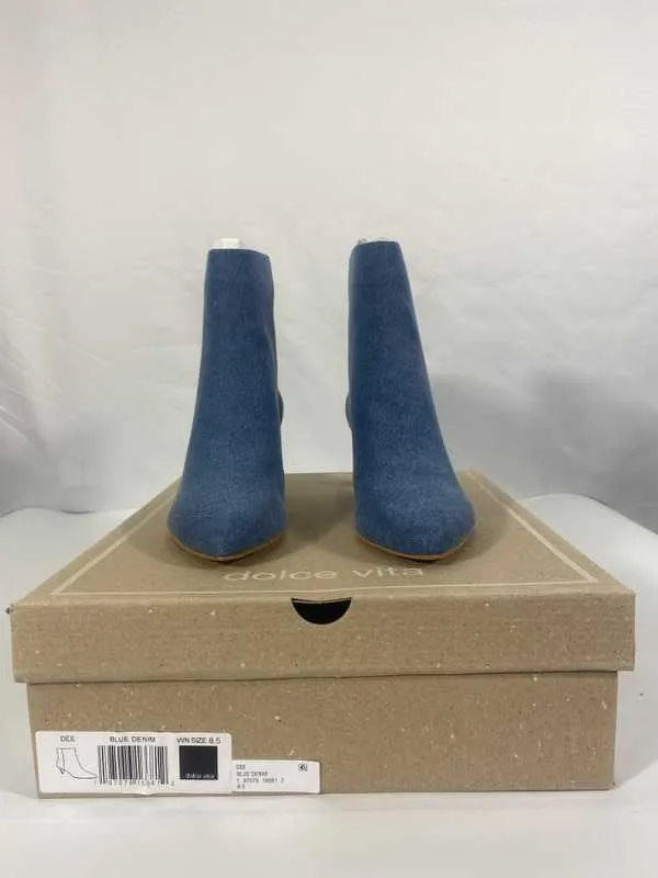 DEE BOOTIES BLUE DENIM - re:vita