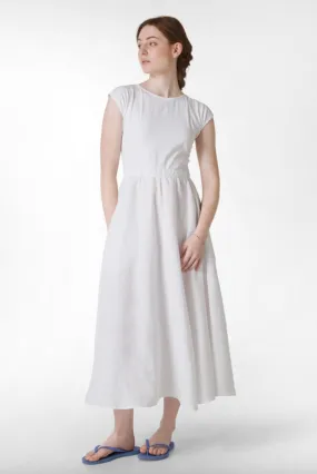 Deha - Linen Long Dress White