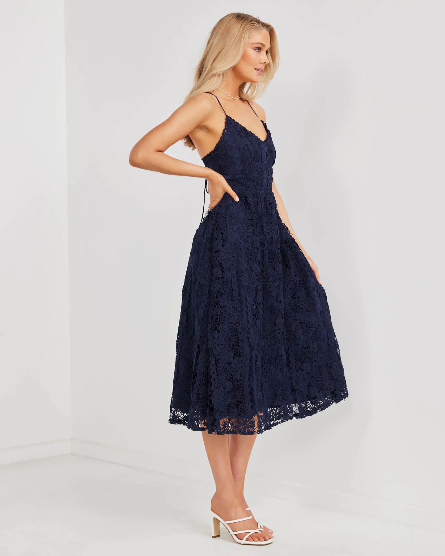 Ember Dress-Navy