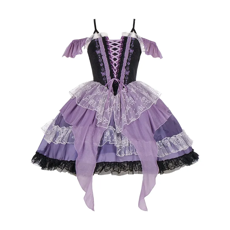 Emma Witchy Black and Purple Perfect Cute ON808