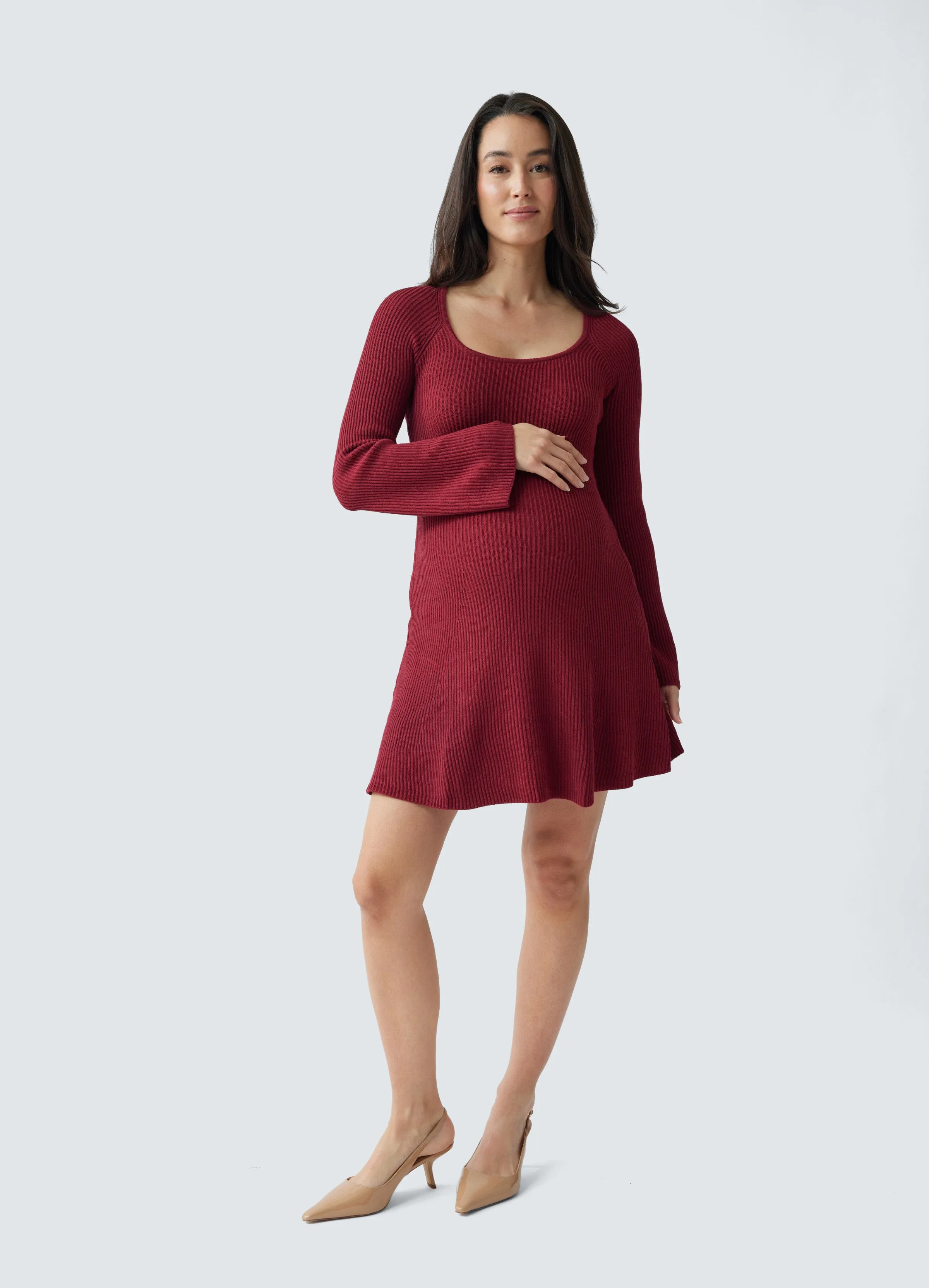 Flare Maternity Dress