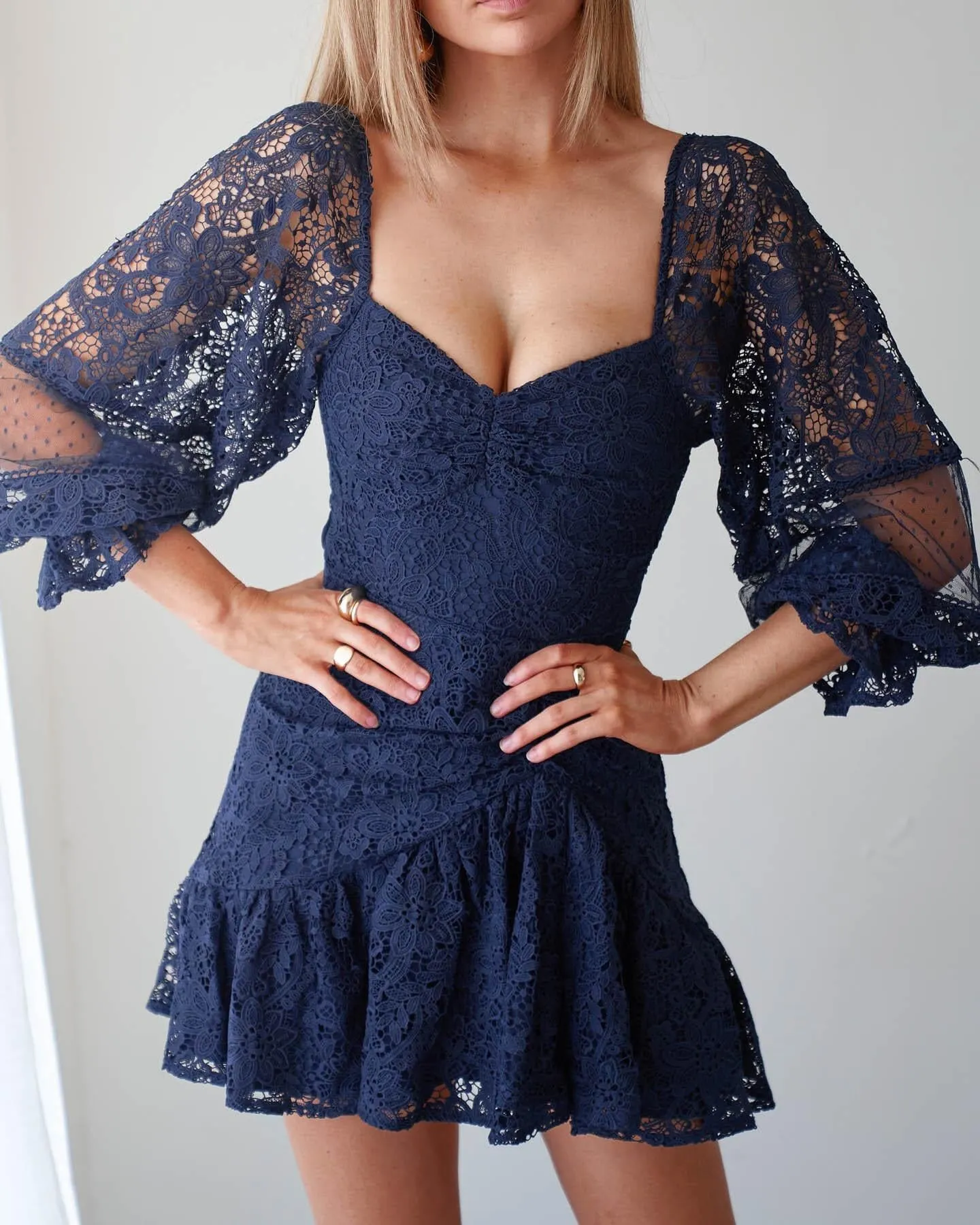 Gabbi Dress-Navy