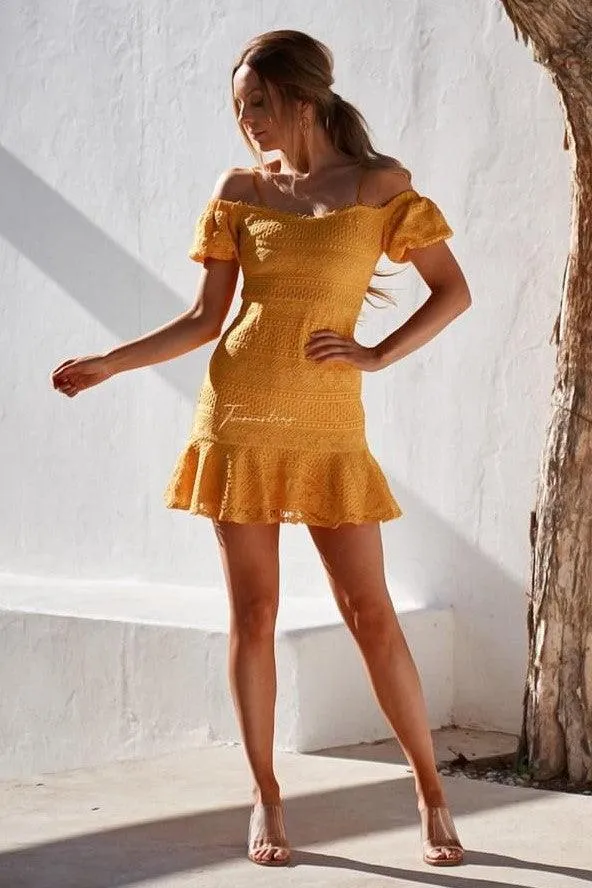 Gabriella Dress - Yellow (Final Sale)