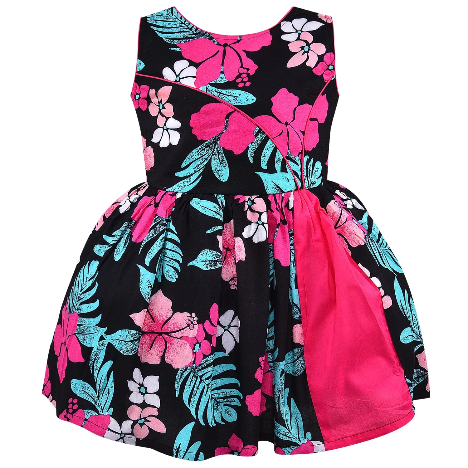 Girls A-line Floral Printed Casual dress