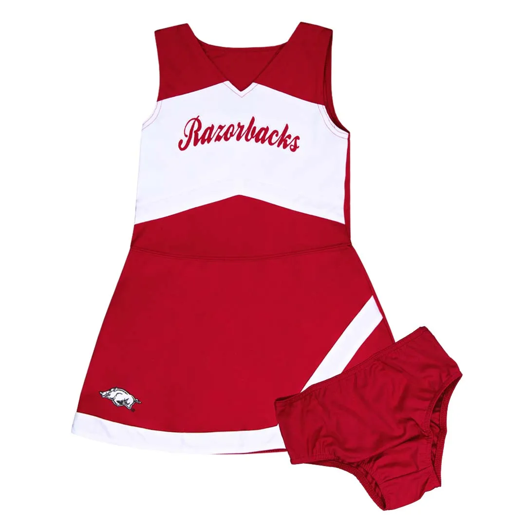 Girls' Arkansas Razorbacks 2 Piece Cheer Dress (K456SX 70)