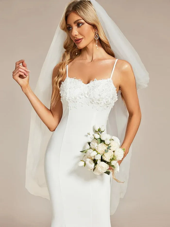 Gorgeous Mermaid Spaghetti Straps Wedding Dresses