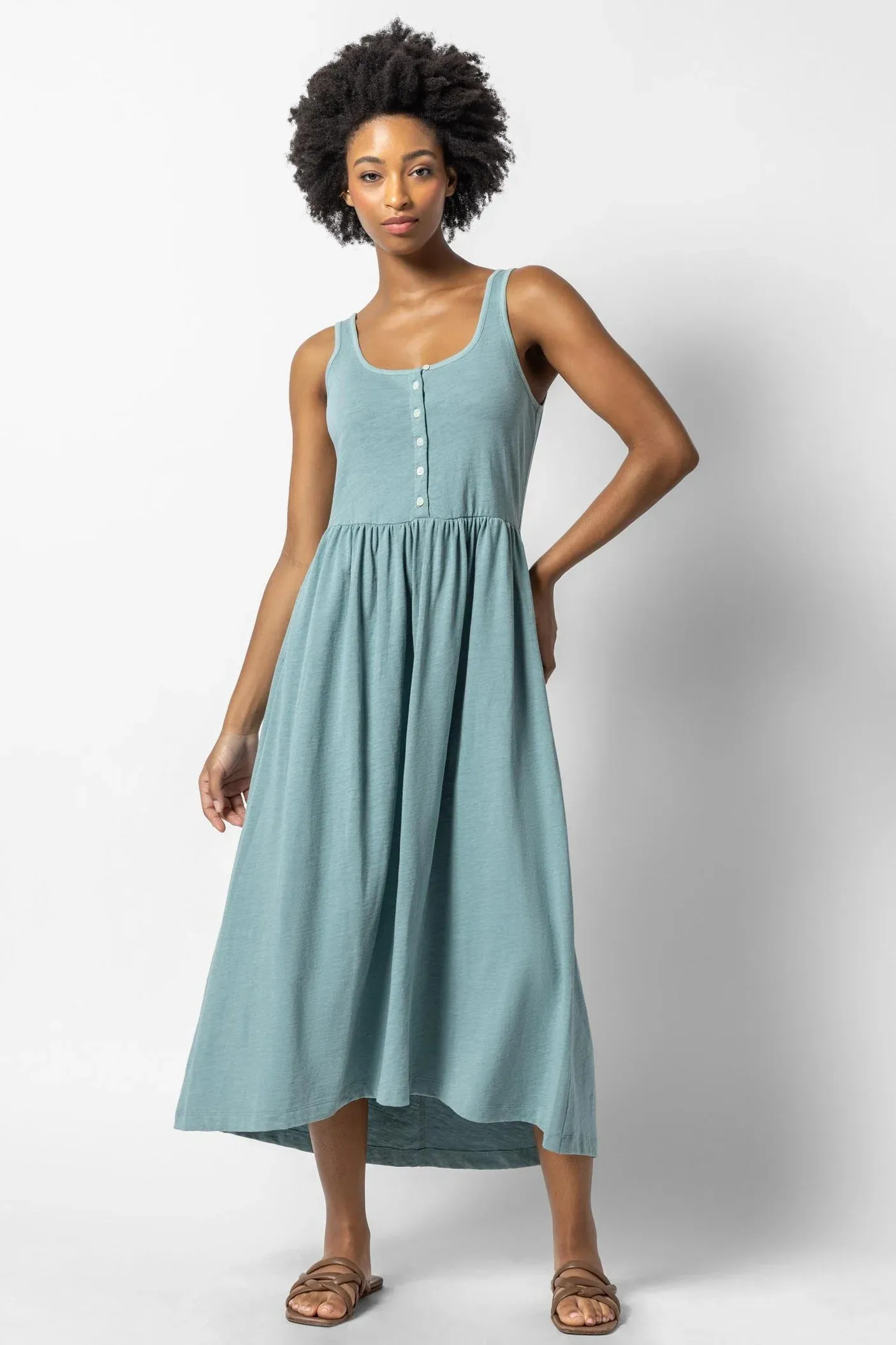 Hi-Low Maxi Tank Dress