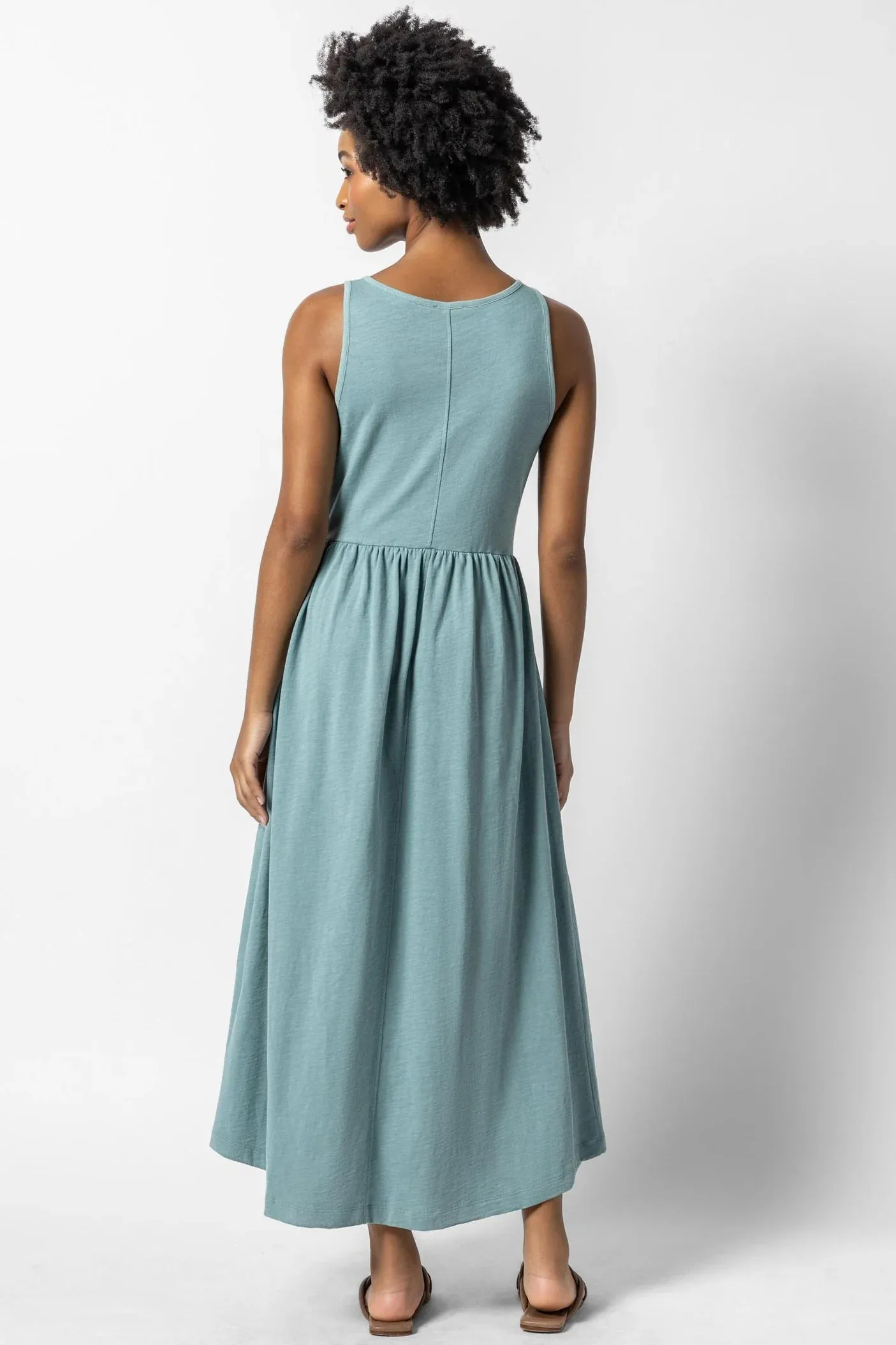 Hi-Low Maxi Tank Dress