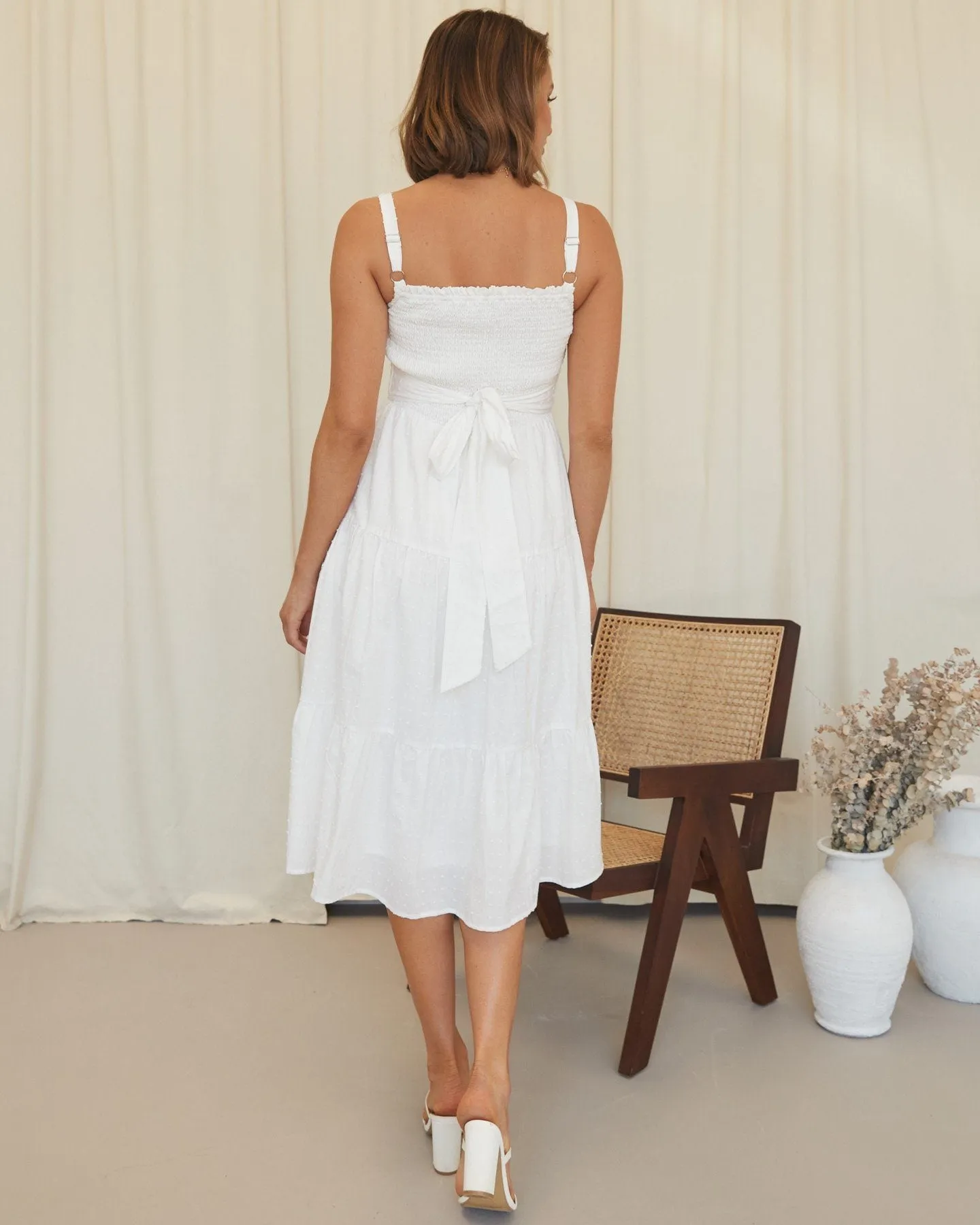 Hilda Dress - White