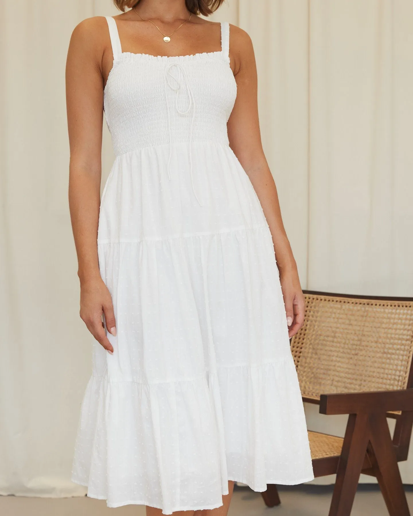 Hilda Dress - White