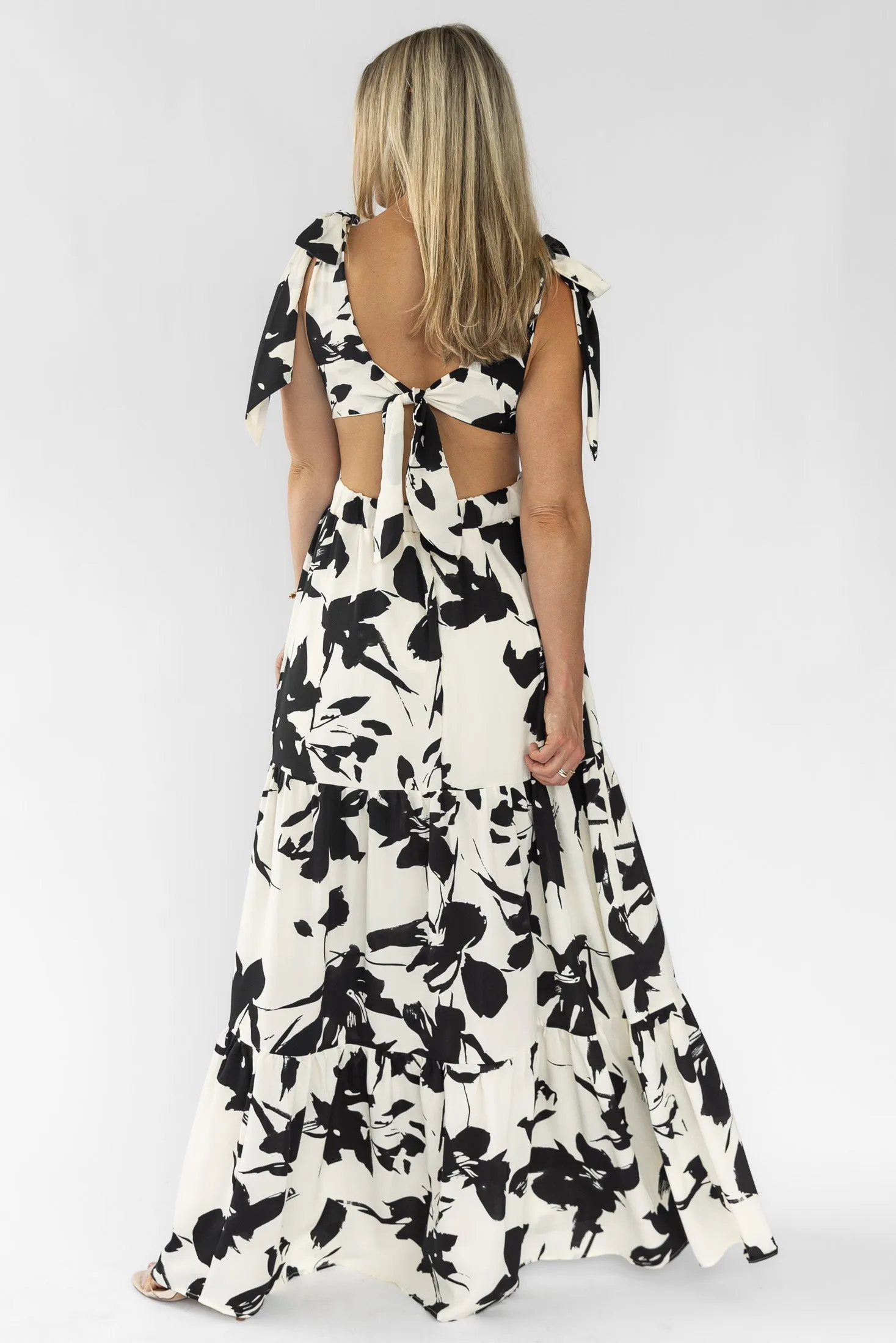 Holden Black Floral Maxi Dress