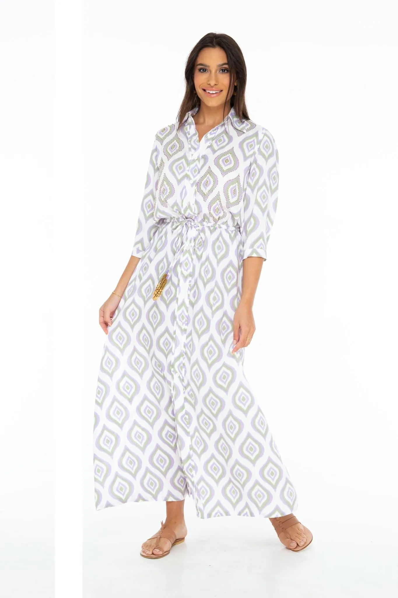 Java Long Shirt Dress