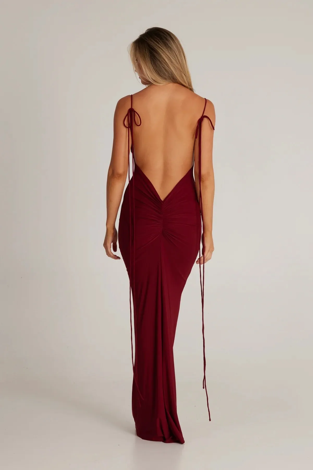 Jiani Gown - Wine