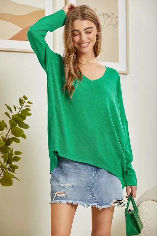 Kellie Hi-Lo Knit Top