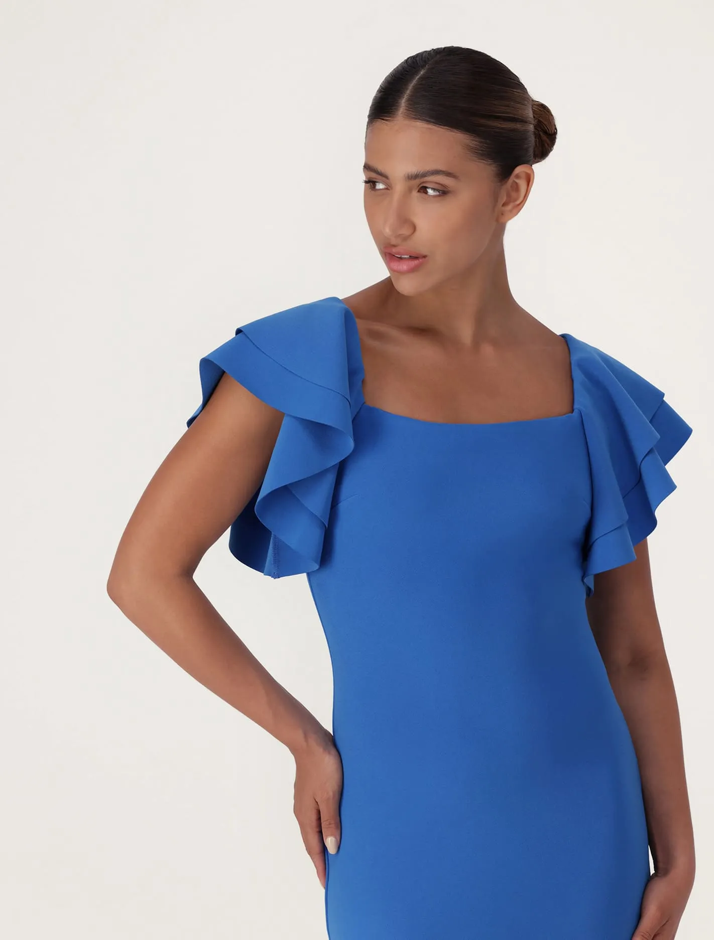 Kiki Frill Sleeve Bodycon Dress