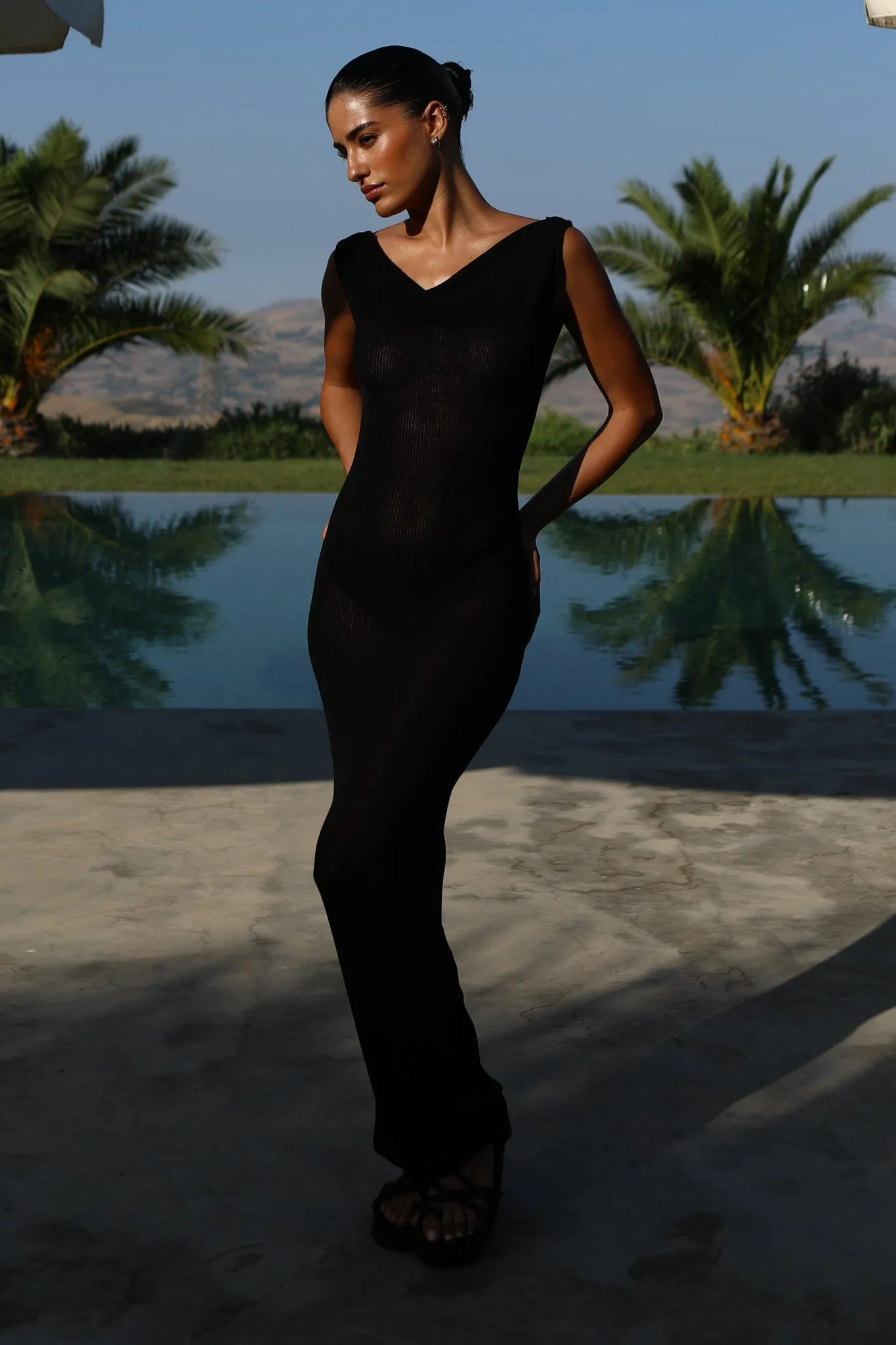 Kyra Maxi Dress - Black