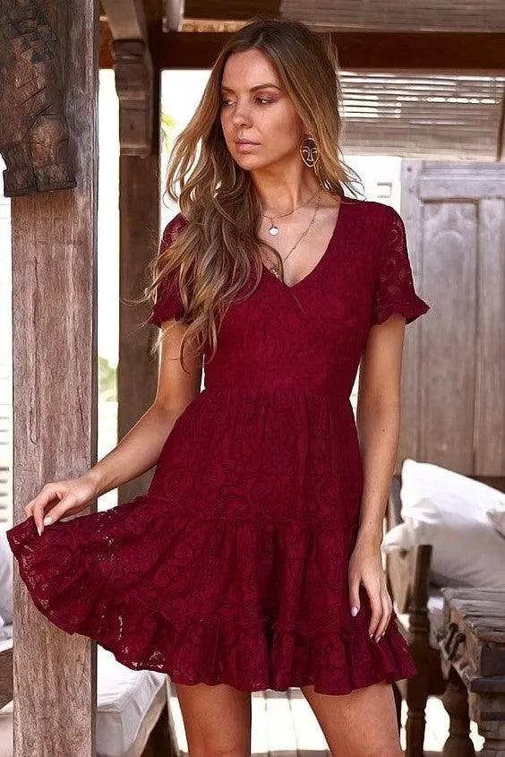 Laura Dress - Red