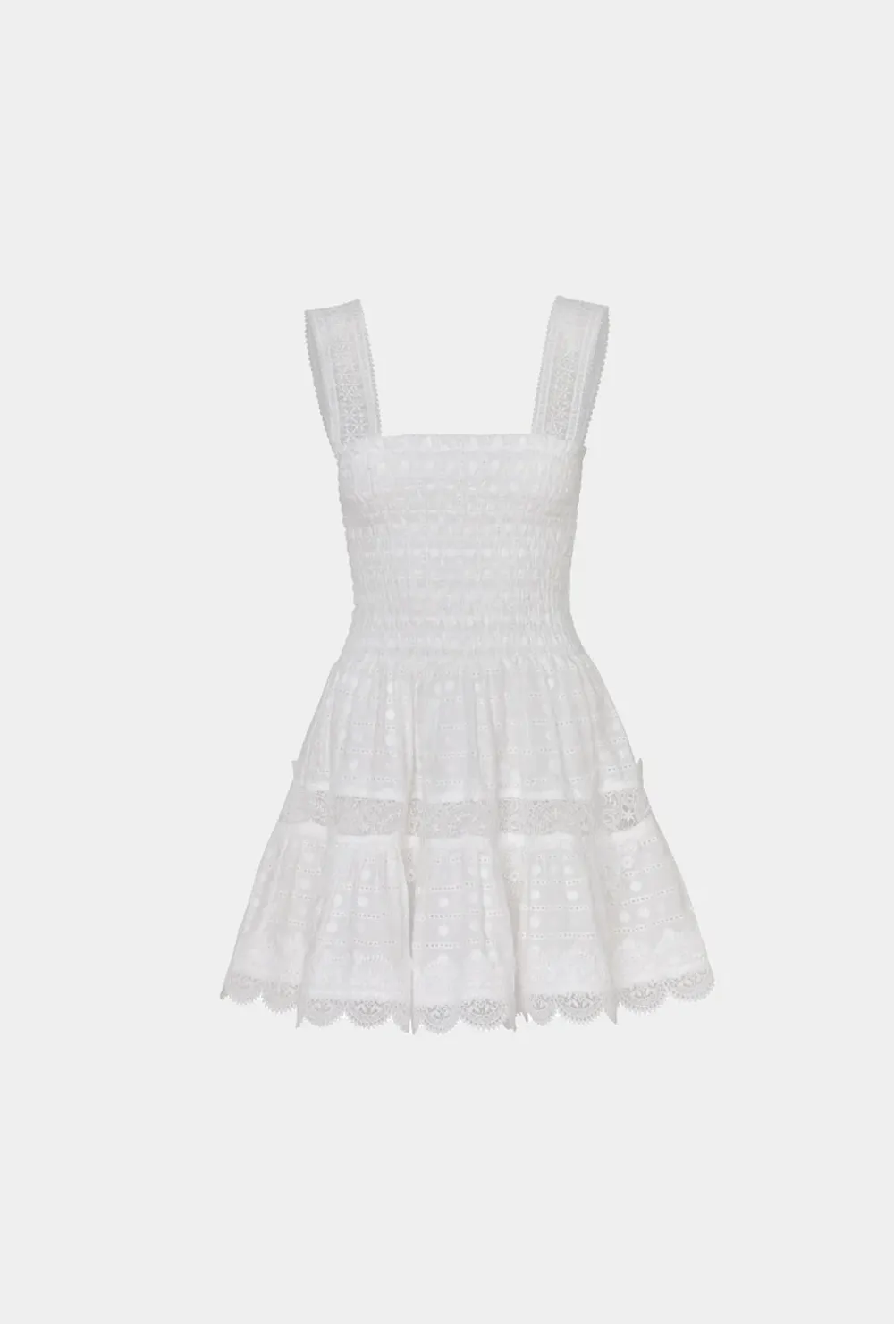 LEAH MINI DRESS WHITE