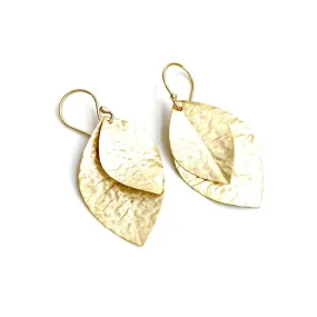 Lightweight Double Leaf Earrings