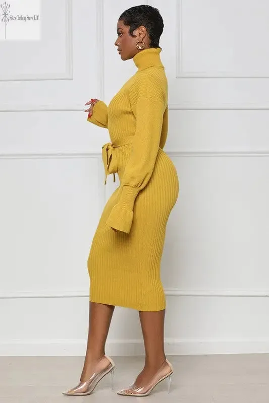 Long Sleeve Maxi Sweater Dress