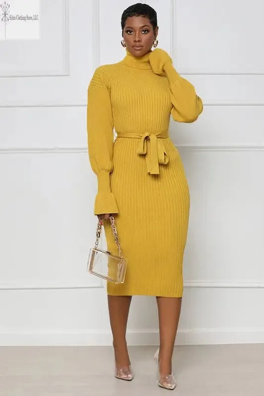 Long Sleeve Maxi Sweater Dress