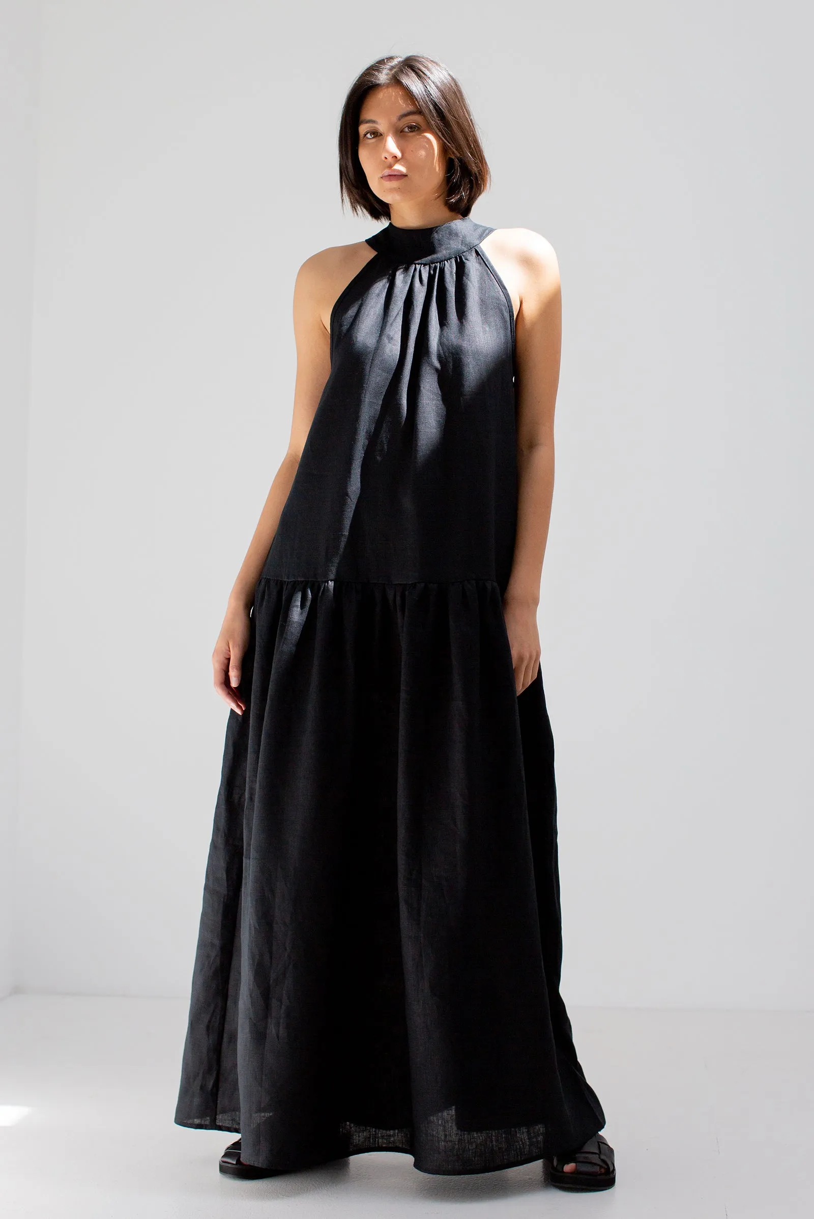 Lowe Deux Maxi Dress in Black