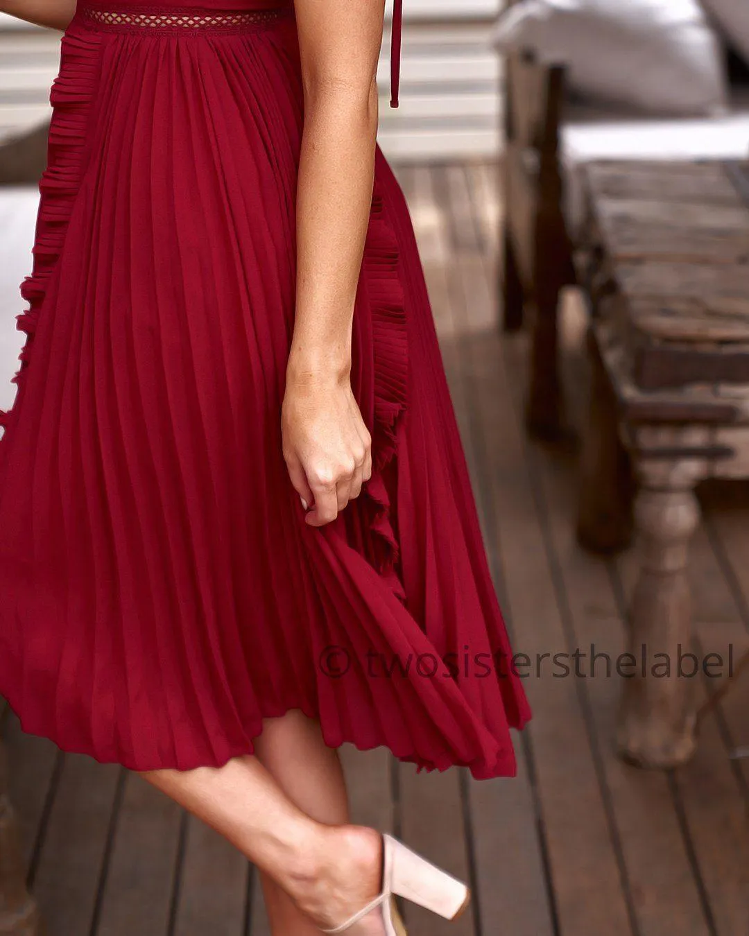 Maia Dress - Red (Final Sale)