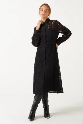 Marc Angelo Lace Shirt Dress