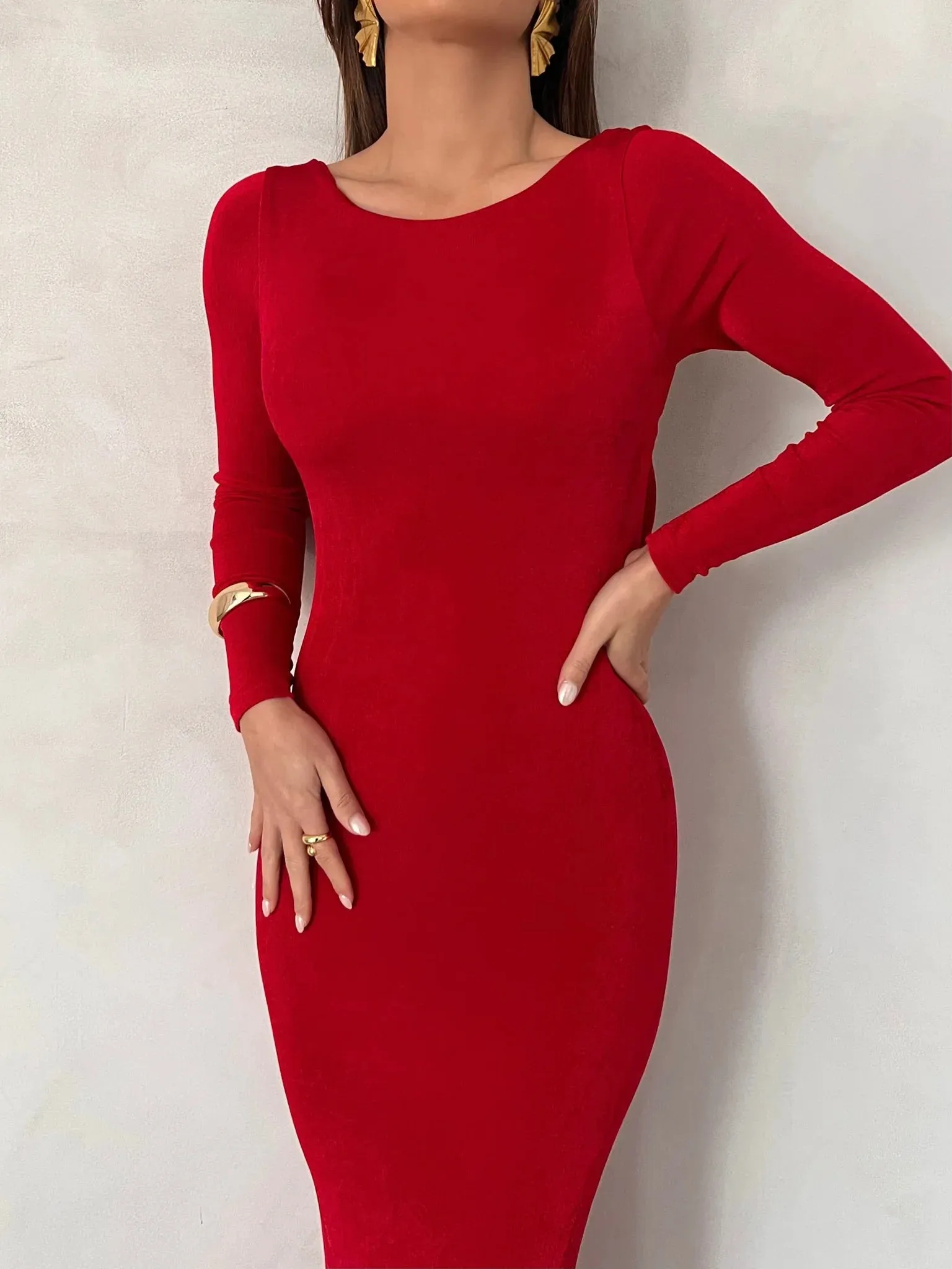 Mia Gown - Deep Red