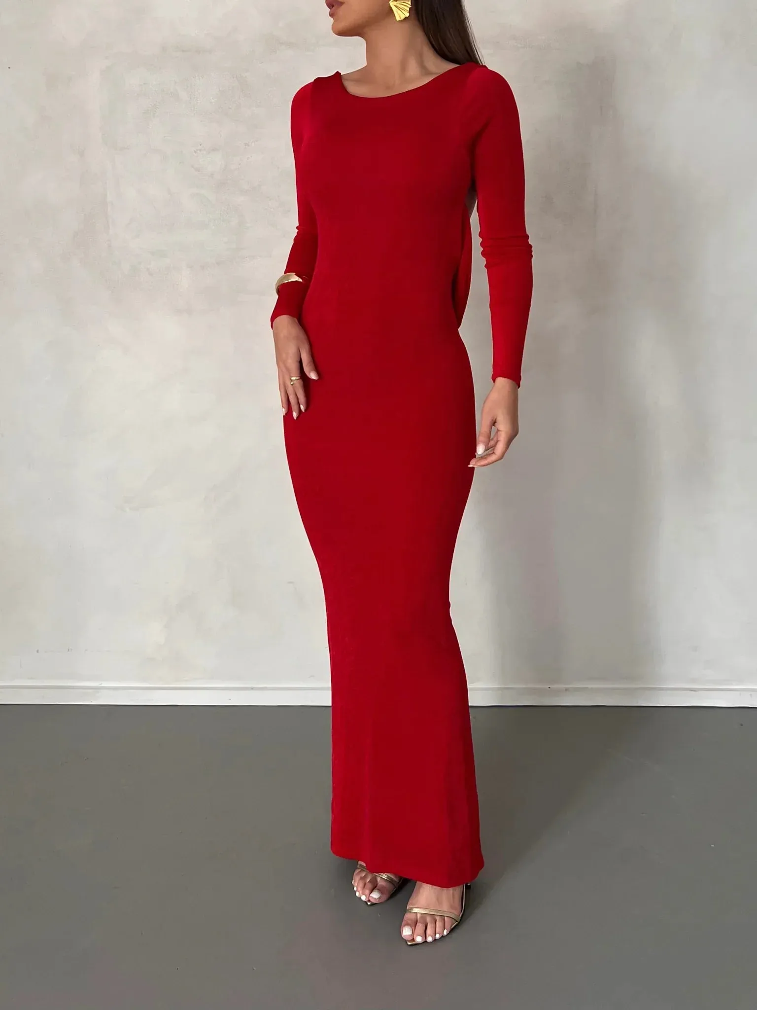 Mia Gown - Deep Red