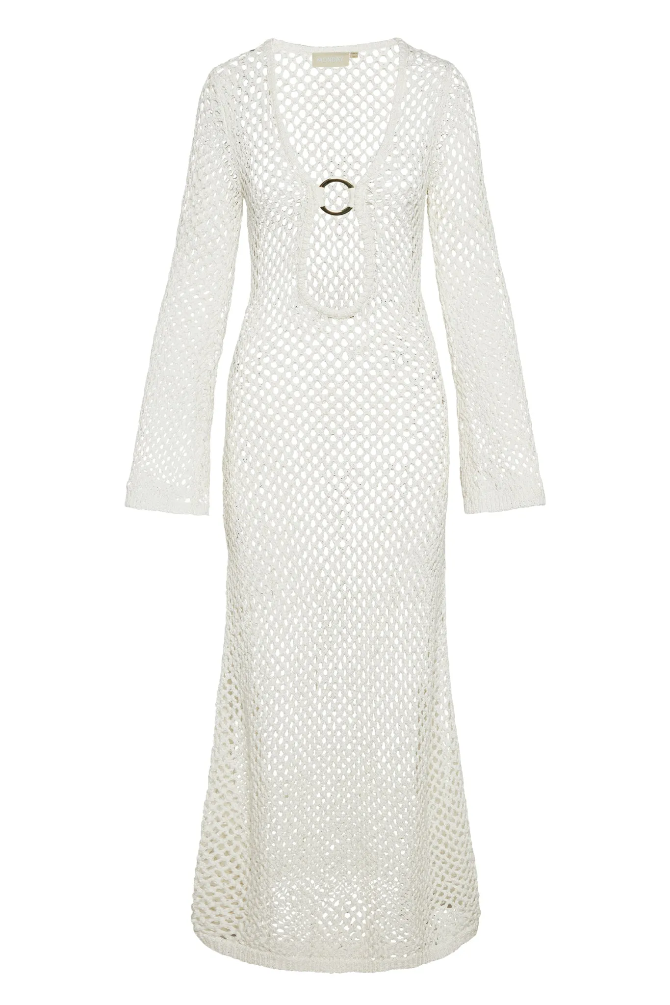 Montego Dress - White Crochet