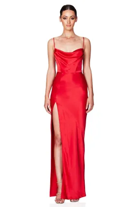 Nookie Dream Draped Gown - Fire