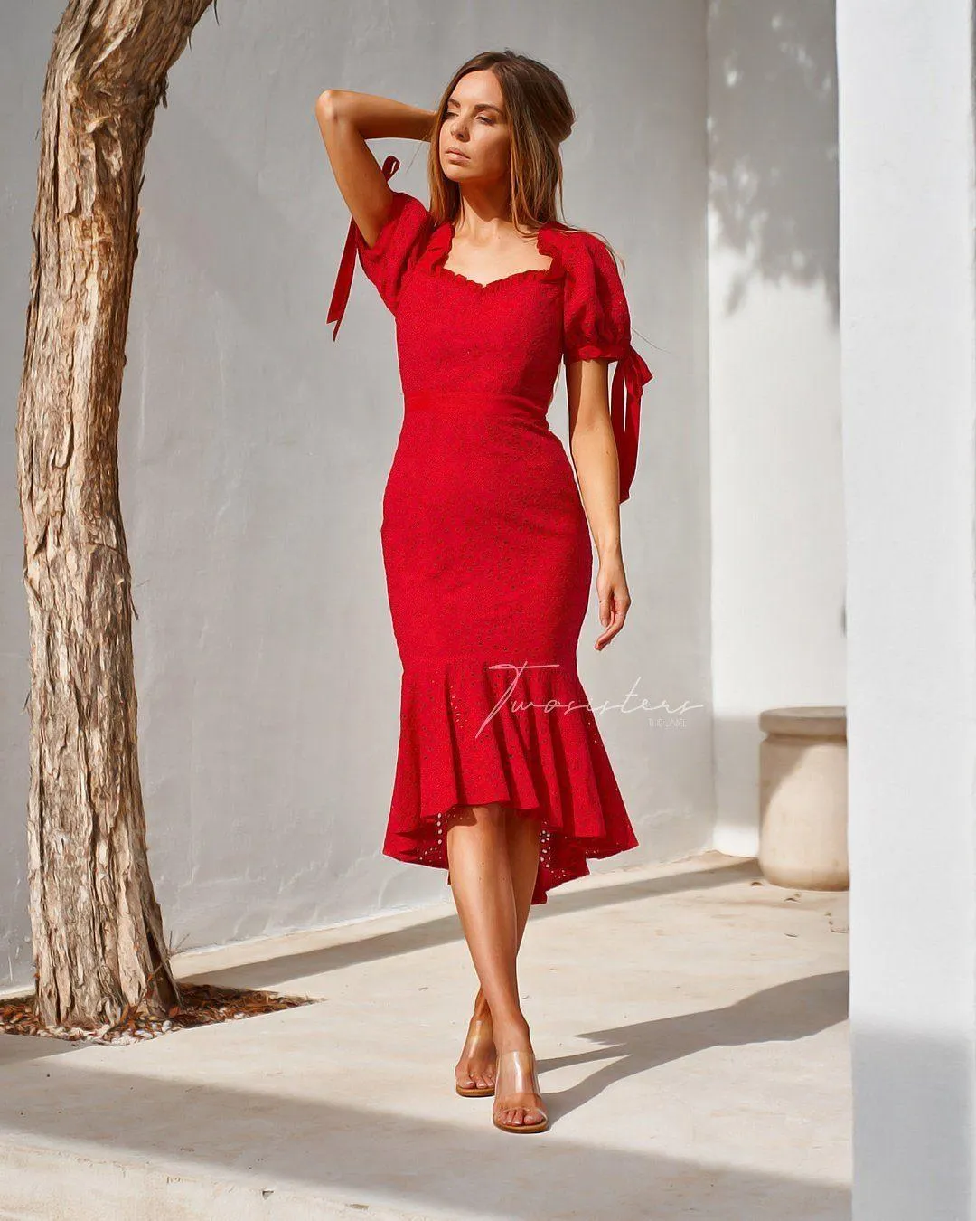 Parker Dress - Red