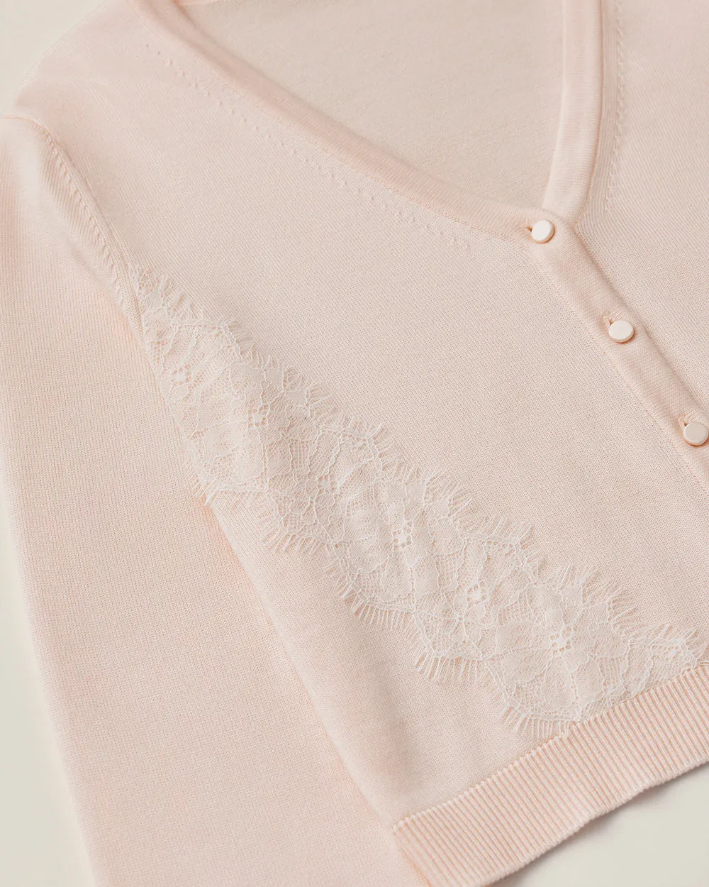 Pearl Blush Ashlee Knit Cardigan