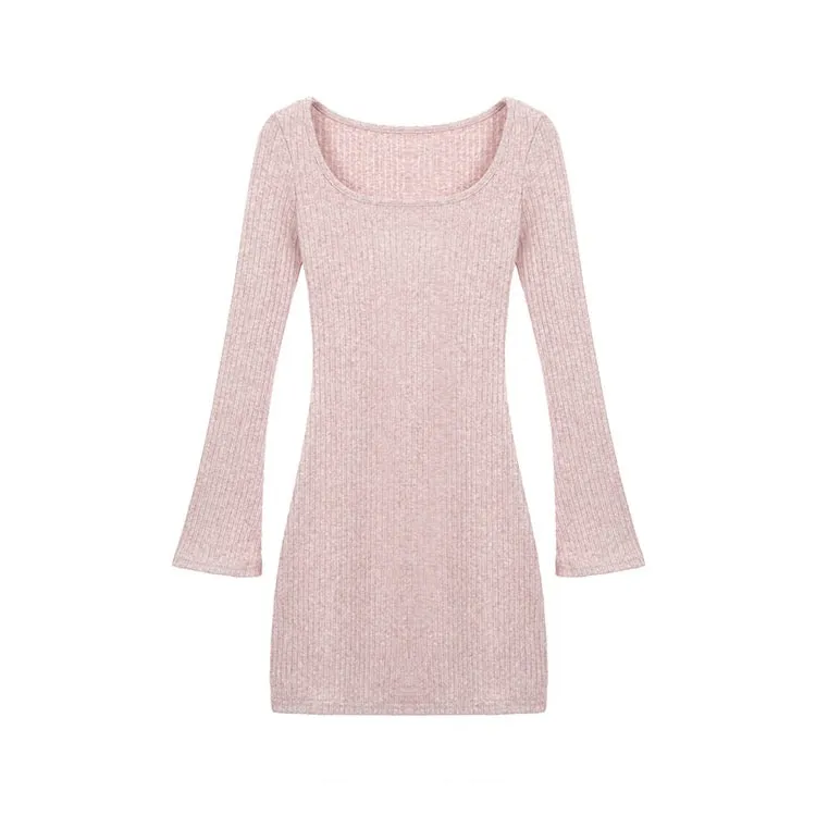 Pink Knit Dress