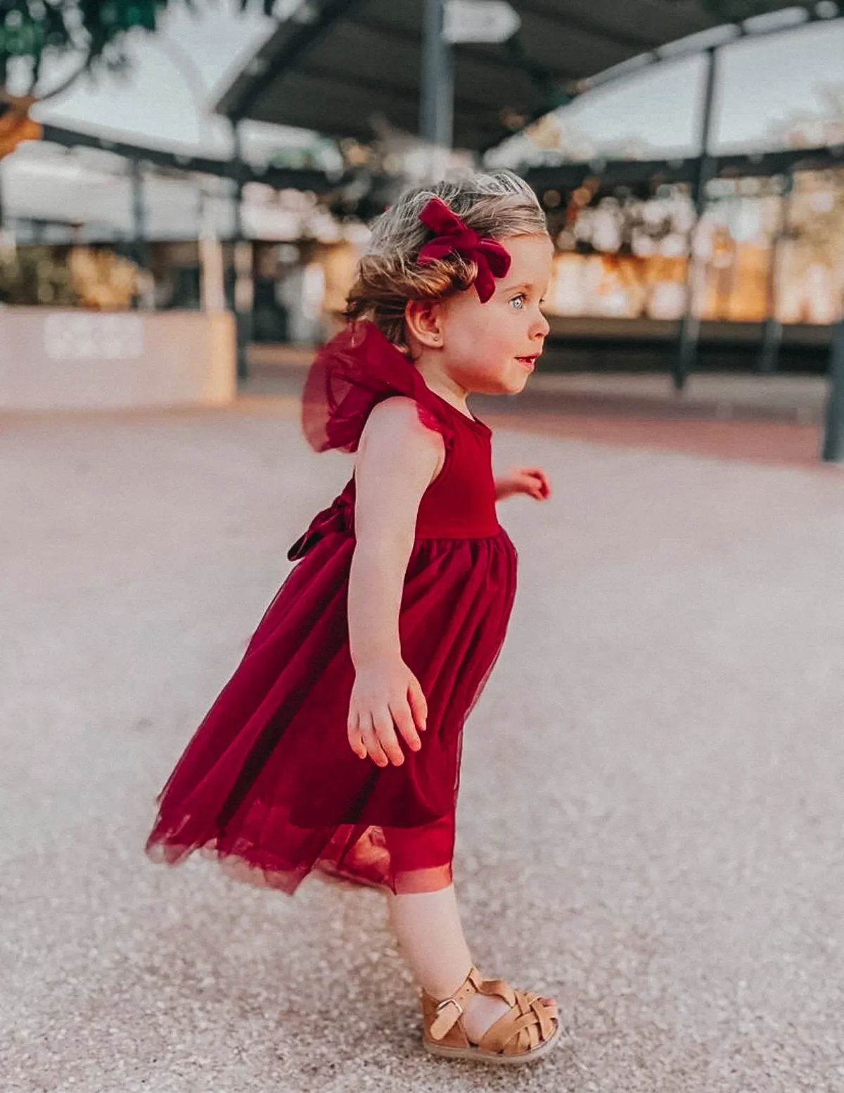 Scarlett Tutu Dress - Cherry Red