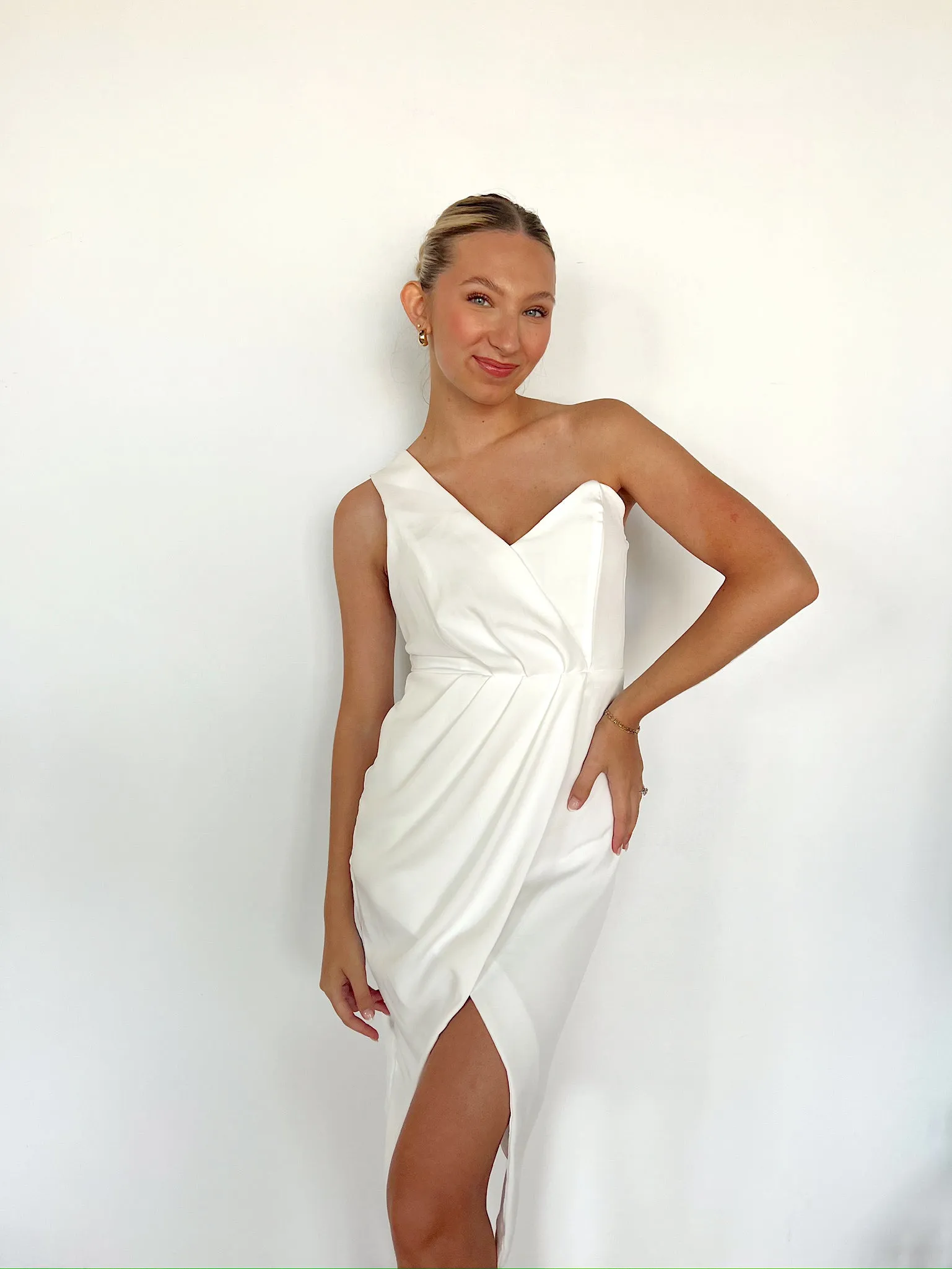 SIZE SMALL Lynnie One Shoulder Dress